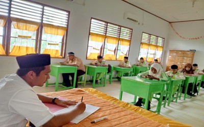 Suksesnya Pelaksanaan Asesmen Madrasah di MTsS MIM Langsa Tahun 2023/2024